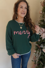Load image into Gallery viewer, Merry Embroidered Sweater