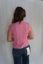 Load image into Gallery viewer, Chloe Pink Button Knit Vest