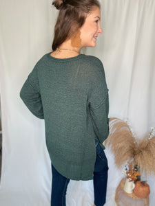 Stephanie Button Sweater