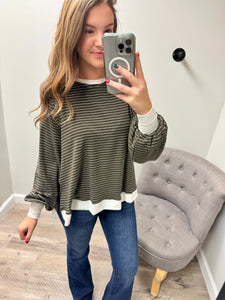 Quincy Stripe Top