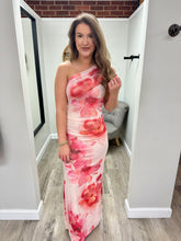 Load image into Gallery viewer, Teagan Floral One Shoulder Dress