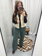 Load image into Gallery viewer, Scarlett Olive Pinstripe Pants
