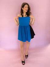 Load image into Gallery viewer, Sage Tube Top Flare Mini Dress