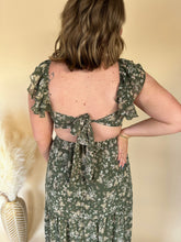 Load image into Gallery viewer, Erika Sage Floral Maxi Dress
