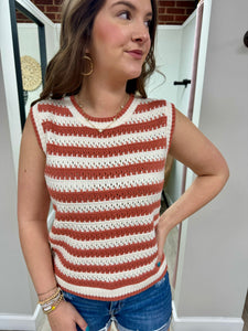 Ashley Stripe Sweater Top