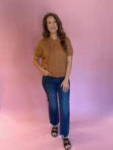 Load image into Gallery viewer, Rayven Camel Sweater Top