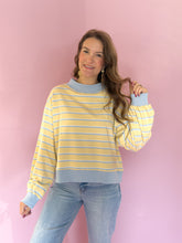 Load image into Gallery viewer, Blaire Stripe Mockneck
