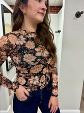 Load image into Gallery viewer, Quincy Floral Mesh Top