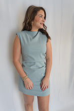 Load image into Gallery viewer, Stella Dusty Blue Mini Dress