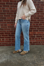 Load image into Gallery viewer, Blue Luster Mid Rise Slim Wide