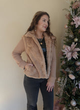 Load image into Gallery viewer, Casey Knit Sleeve Fur Jacket