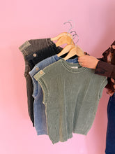 Load image into Gallery viewer, Ella Acid Wash Knit Top