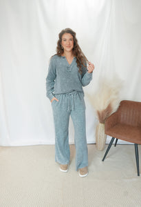 Olivia Ribbed Wash Pants