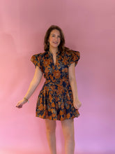 Load image into Gallery viewer, Mallory Navy Floral Dress