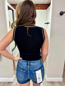 Briley Black Bodysuit