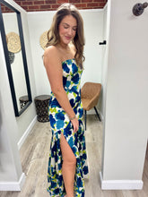 Load image into Gallery viewer, Kylie Blue Floral Dress