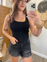 Load image into Gallery viewer, Averie Black Cropped Top