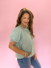 Load image into Gallery viewer, Liv Striped Short Sleeve Button Down