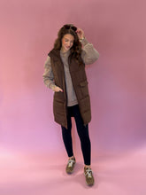 Load image into Gallery viewer, Zoey Longline Puffer Vest