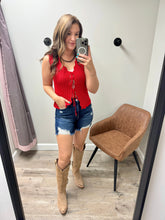 Load image into Gallery viewer, Kate Red Sweater Vest