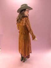 Load image into Gallery viewer, Willow Brown Ruffle Duster