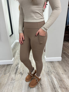 Bronze Lycra Leggings