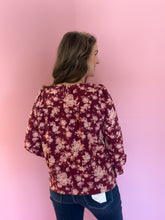 Load image into Gallery viewer, Rose Floral Blouse