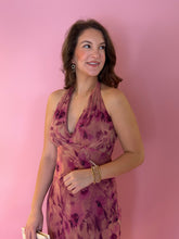 Load image into Gallery viewer, Carson Sangria Bloom Dress
