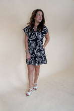 Load image into Gallery viewer, Harper Navy Floral Embroidered Dress