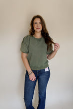 Load image into Gallery viewer, Jalyn Pleated Sleeve Washed Sweatshirt