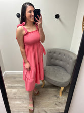 Load image into Gallery viewer, Izzie Coral Pink Dress