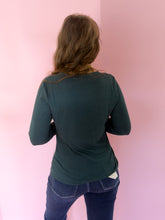 Load image into Gallery viewer, Alice Hunter Green Ribbed Top