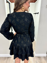 Load image into Gallery viewer, Maeve Black Floral Dress