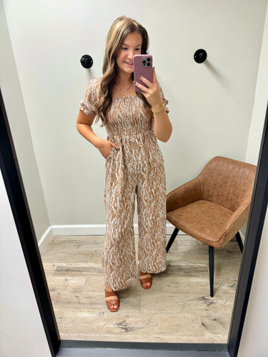 Melanie Puff Sleeve Jumpsuit