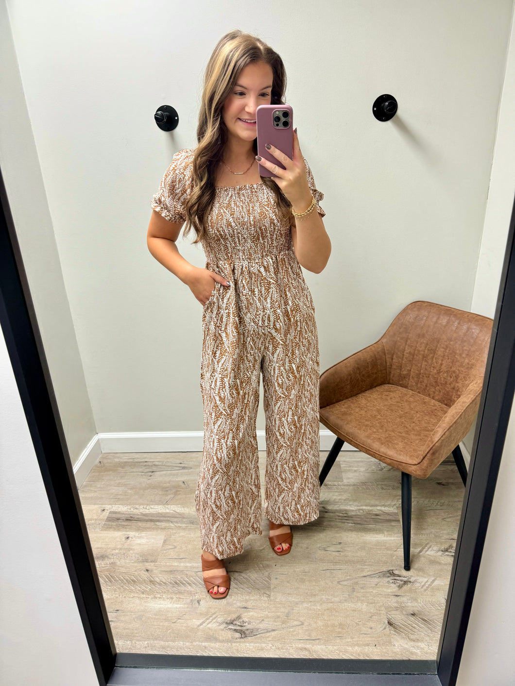 Melanie Puff Sleeve Jumpsuit