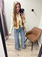 Load image into Gallery viewer, Kenna Fur Embroidered Vest