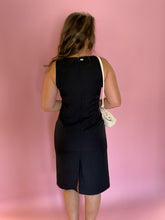 Load image into Gallery viewer, Aria Black Midi Dress
