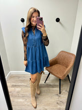 Load image into Gallery viewer, Breanna Denim Dress