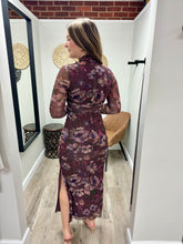 Load image into Gallery viewer, Allie Mauve Floral Dress