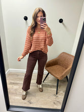 Load image into Gallery viewer, Hannah Textured Stripe Sweater