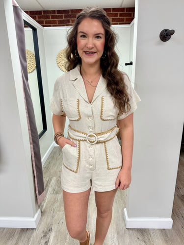 Julia Natural Romper