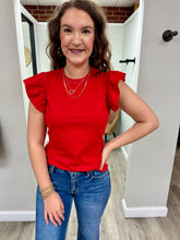 Load image into Gallery viewer, Josie Ruffle Sleeve Top