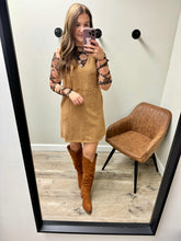 Load image into Gallery viewer, Nora Suede Dress