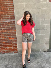 Load image into Gallery viewer, High Rise Leopard Shorts
