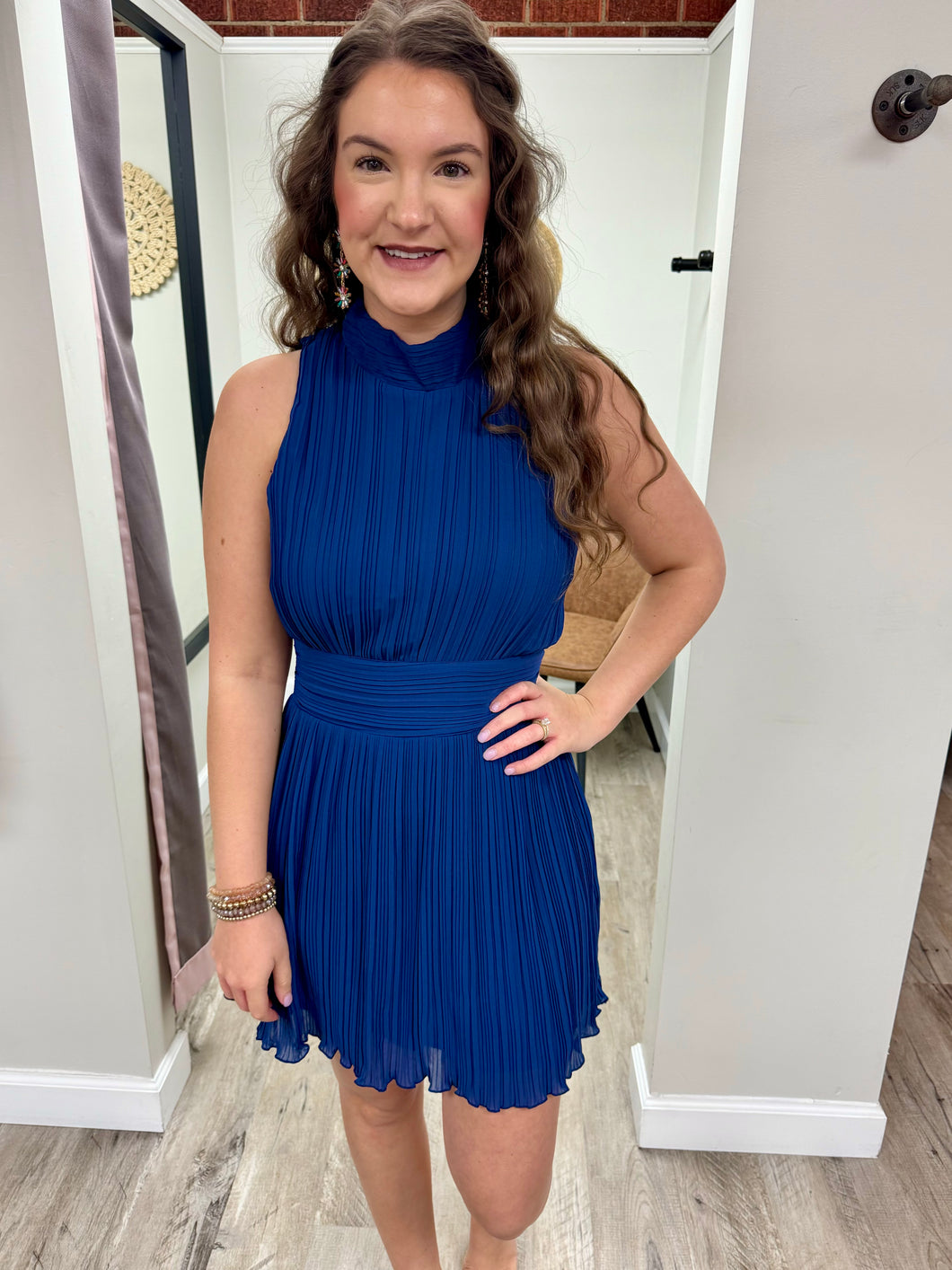 Harmony Navy Dress