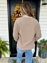 Load image into Gallery viewer, Ashley Taupe Corduroy Top