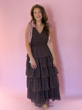 Load image into Gallery viewer, Millie Cacao Maxi Floral Dress