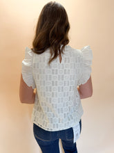 Load image into Gallery viewer, Cora Lace Ruffle Top