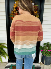 Load image into Gallery viewer, Zoe Striped Pullover Sweater