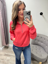 Load image into Gallery viewer, Lizzy Half Zip Pullover